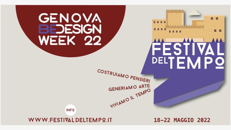La terza edizione del Festival del Tempo approda alla Genova BeDesign Week 2022
