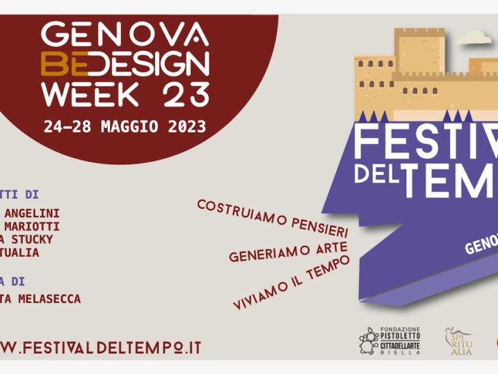 Il Festival del Tempo inaugura la quarta edizione a Genova per la Genova Design Week