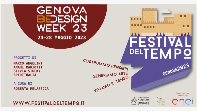 Il Festival del Tempo inaugura la quarta edizione a Genova per la Genova Design Week