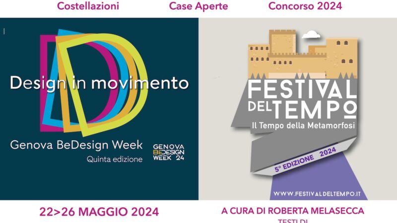 Festival del Tempo II tappa: alla Genova Design Week con lo Special Guest Ugo La Pietra e con Sara Ciuffetta